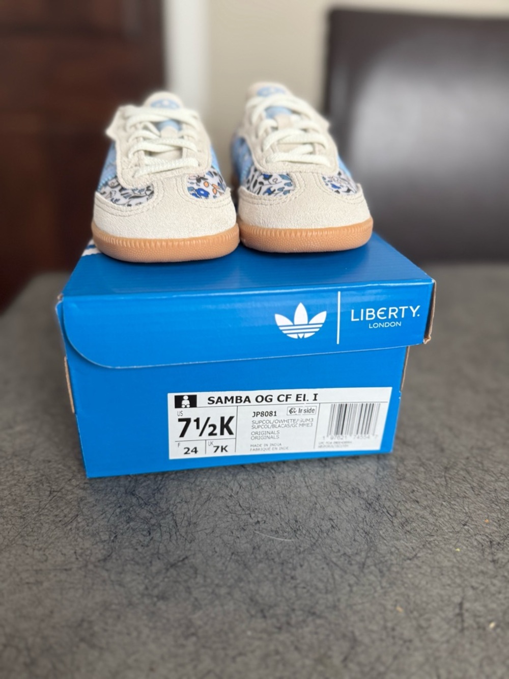 adidas Liberty London Samba toddler 7.5 NEW in box - Picture 3 of 5